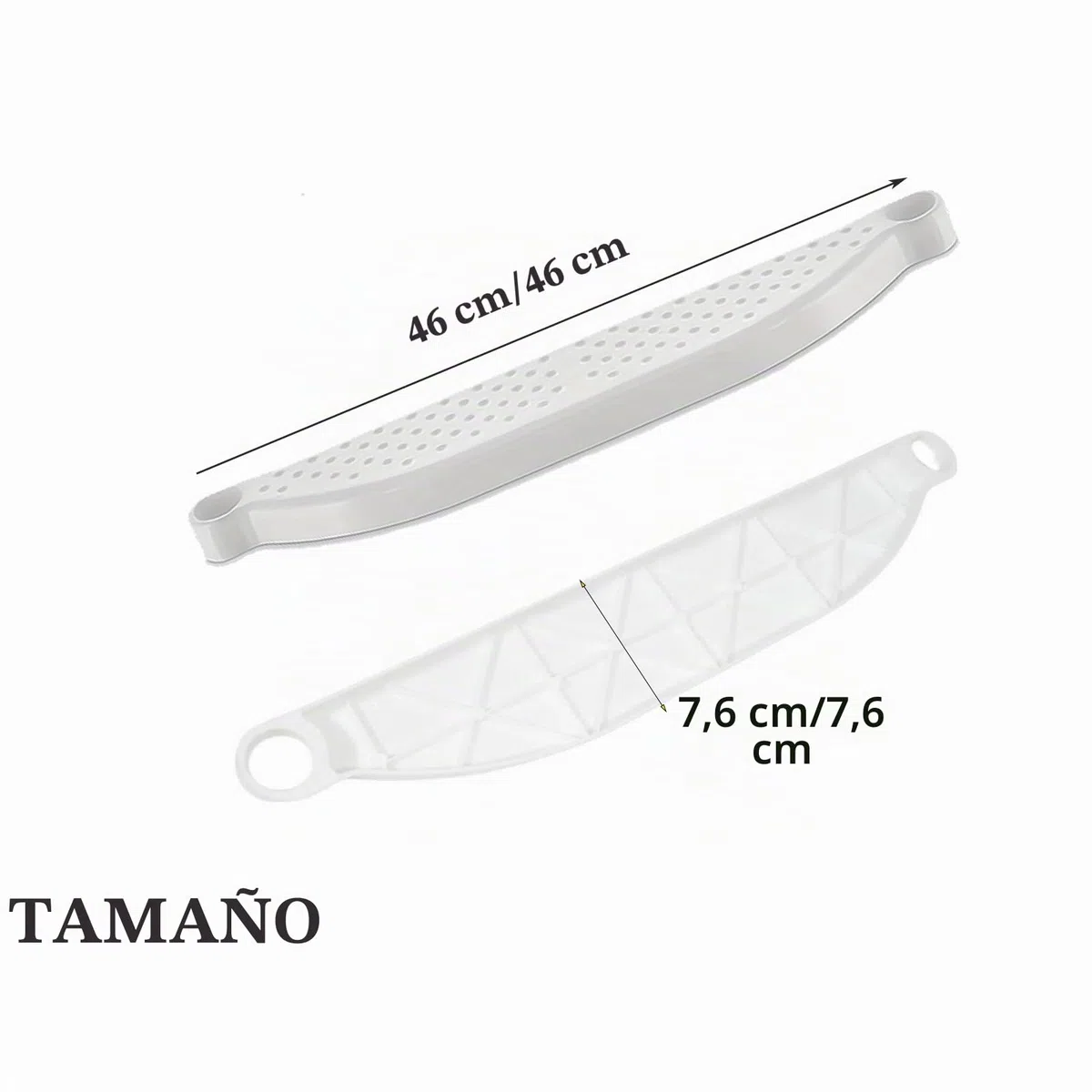 HANQ Reposapiés para silla alta, altura ajustable, reposapiés portátil para bebé, accesorios para silla alta, compatible con reposapiés IKEA Antilop para silla alta (blanco)