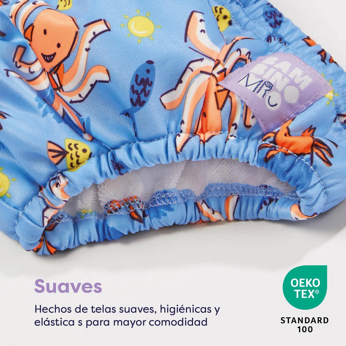 Bambino Mio, Pañal Bañador Reutilizable, A prueba de fugas, Estiloso y Ligero, Splash, (2-3 años)