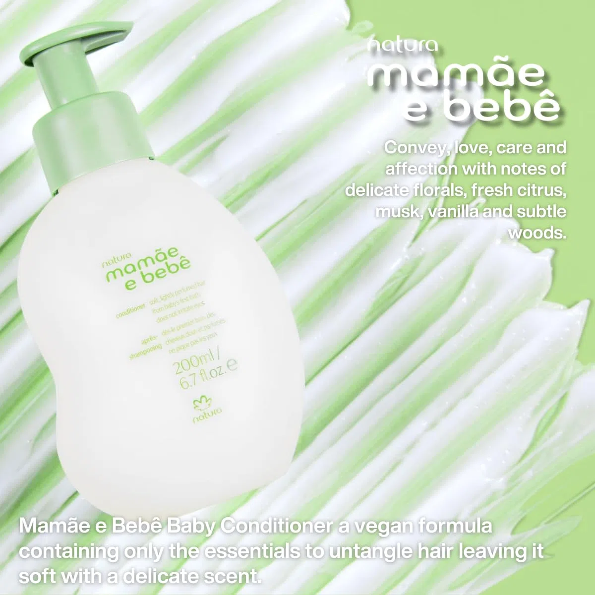Natura - Linha Mamae e Bebe - Refil Condicionador 200 Ml - (Natura - Mom & Baby Collection - Conditioner Refill 6.76 Fl Oz)