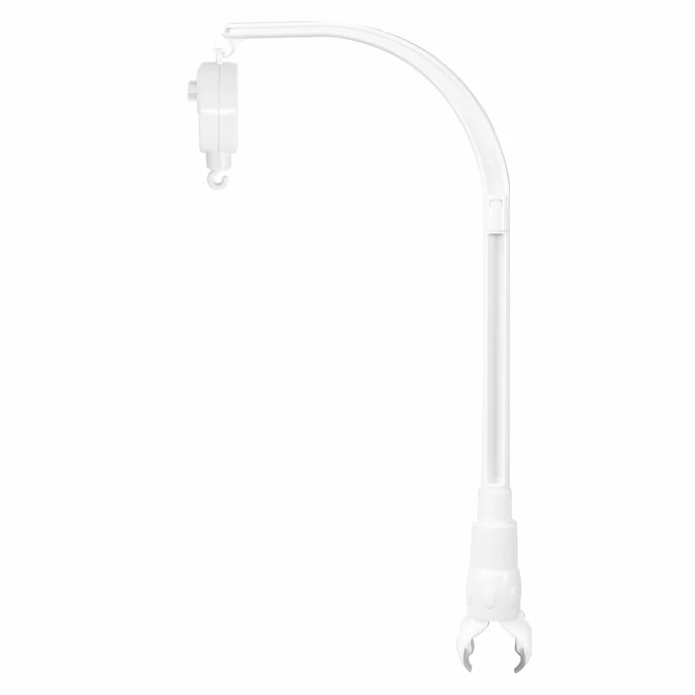 AFUNTA Soporte de campana para cuna 23 pulgadas con caja de música, soporte ajustable DIY para cama de bebé
