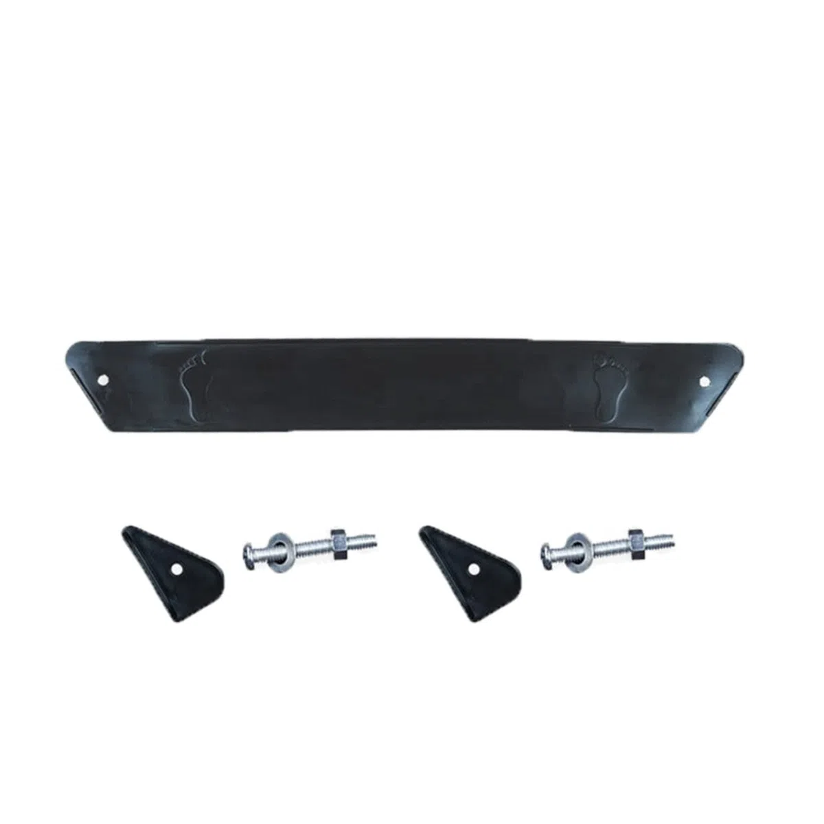 COSSIKA Almohadilla Antideslizante Cochecito de bebé Almohadilla Antideslizante Pedal Accesorios para Cochecito Reposapiés Antideslizante Silla de Paseo Compacta y Ligera Bebé Negro