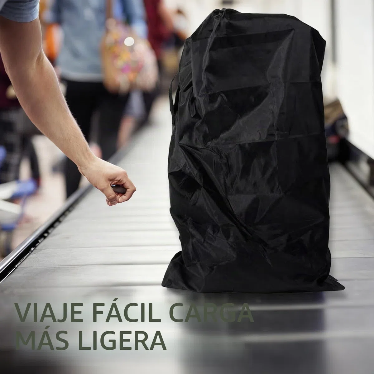 Bolsa Carro Bebe,Bolso de Viaje para Cochecito de Bebé, Bolsa de Almacenamiento Impermeable y Ligera con Correa, 114x39x30 cm, Ideal para Paseos, Viajes en Avión y Día a Día