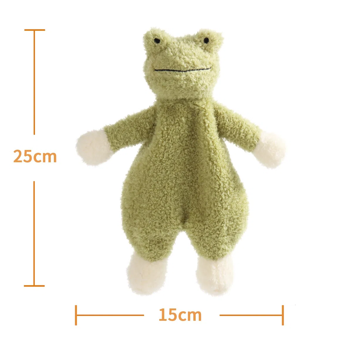Apricot Lamb - Schlaf-gut-Frosh - Manta de Peluche Arrullo para Bebés Recién Nacidos - Suave y Lavable - 25 cm