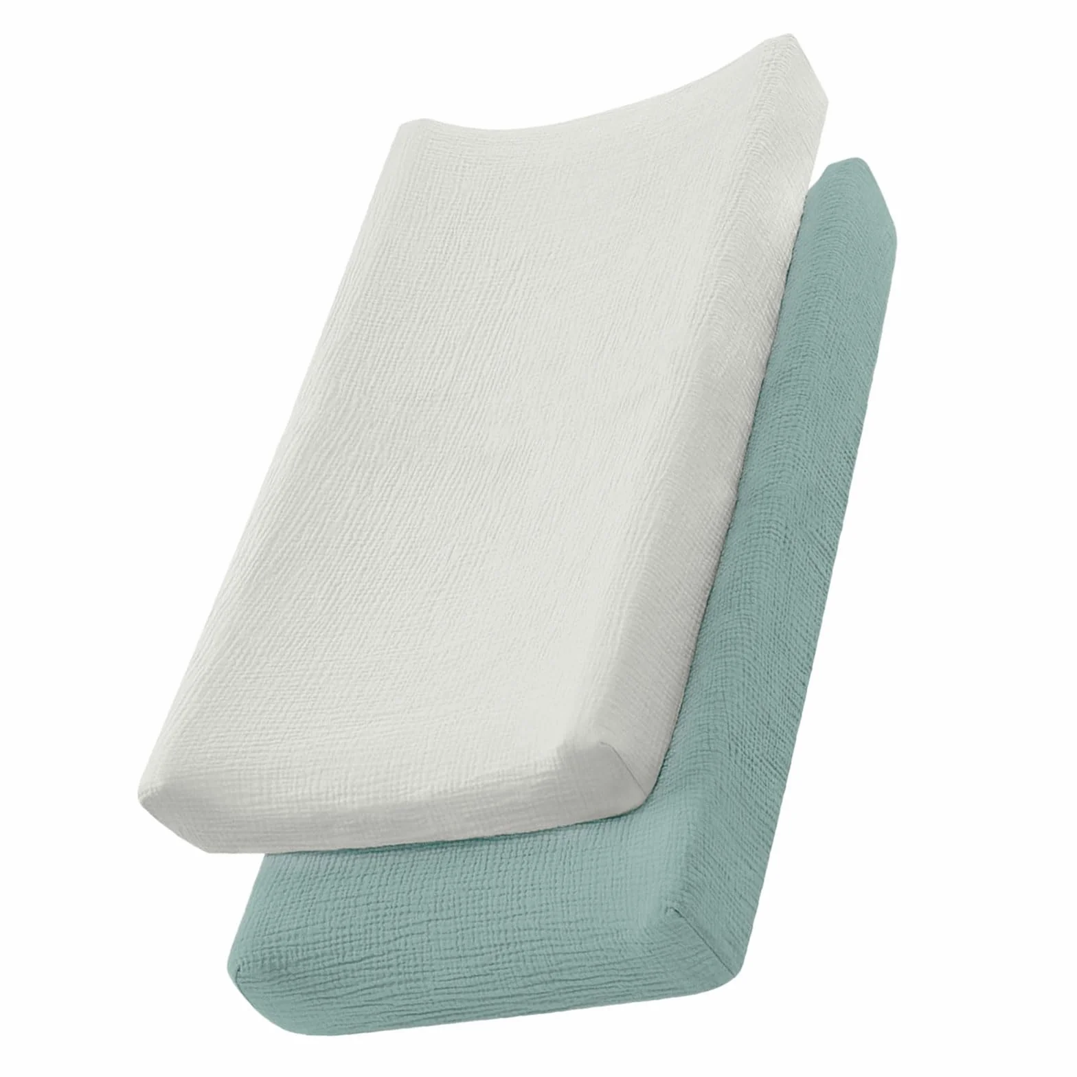 Paquete de 2 fundas protectoras suaves y cómodas para cambiador de pañales para bebé