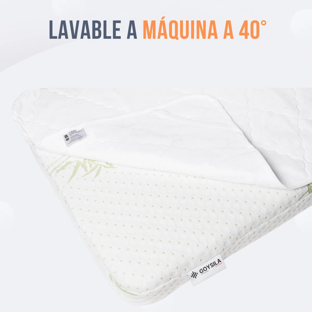 GOYSILA Protector Colchon Minicuna 50x80 Compatible con Chicco Next 2 Me Kinderkraft Uno Cubrecolchon Cuna Bebe Capazo Funda Protectora Absorbente Impermeable Transpirable Silenciosa Suave Lavable