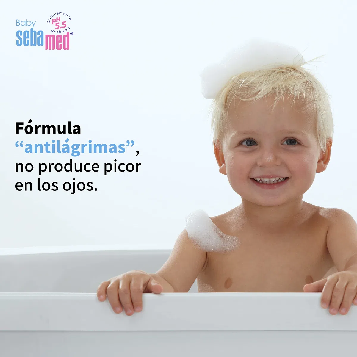 Sebamed Baby Champú Suave, Limpieza para Cuero Cabelludo Delicado y Cabello Fino del Bebé