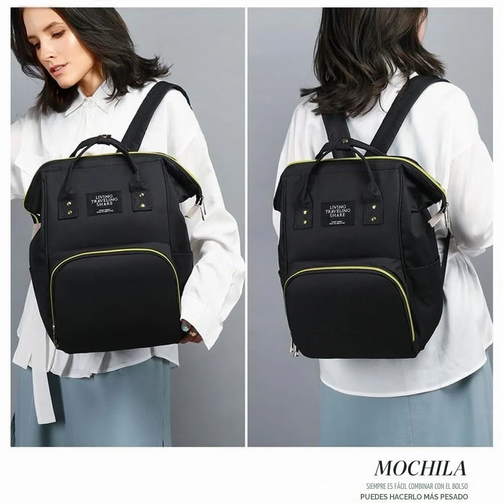 Mochila Bebe Maternidad, Cochecito para Pañalera y Bolsa Pañales, Porta Bolso de Mum Paseo Silla Walking, Carro Mochilas Bebes Pañaleras