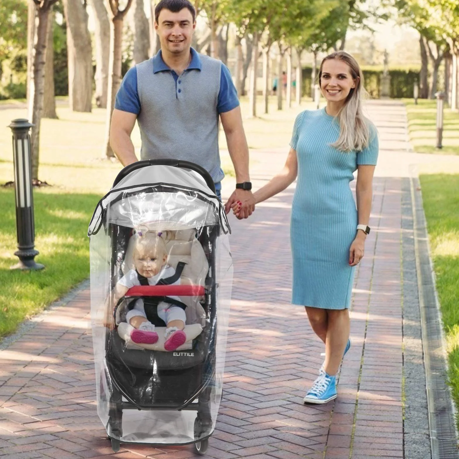 Plastico Lluvia Silla Paseo Universal - Burbuja Lluvia Universal Silla Paseo - Material transparente de EVA: a prueba de viento, a prueba de lluvia, a prueba de nieve