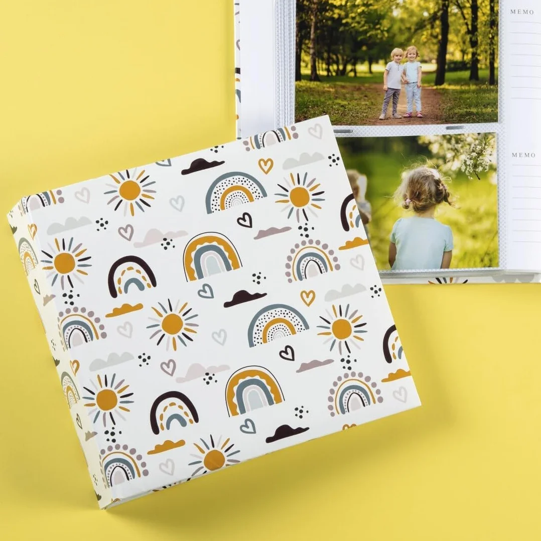 Hama | Álbum fotos con notas para recuerdos personalizados (album fotos 200 fotos, album fotografico 10x15, album recuerdos, album fotos con notas, album bolsillo fotos) multicolor
