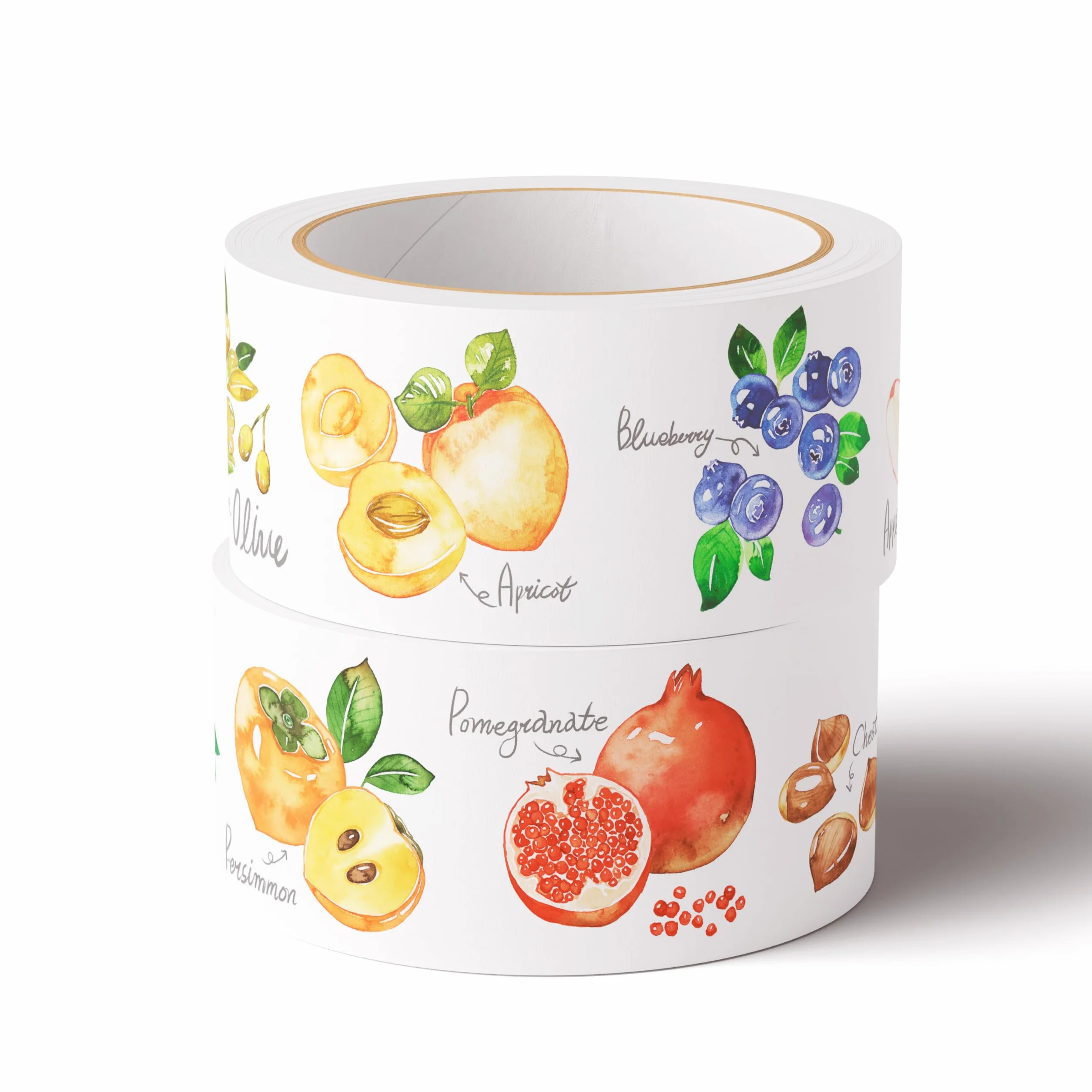Cenefas Adhesivas para Cocina Baño Decorativas Sala infantil de dibujos animados Fruta A 12cm X 1000cm Fácil Aplicación Resistente Agua