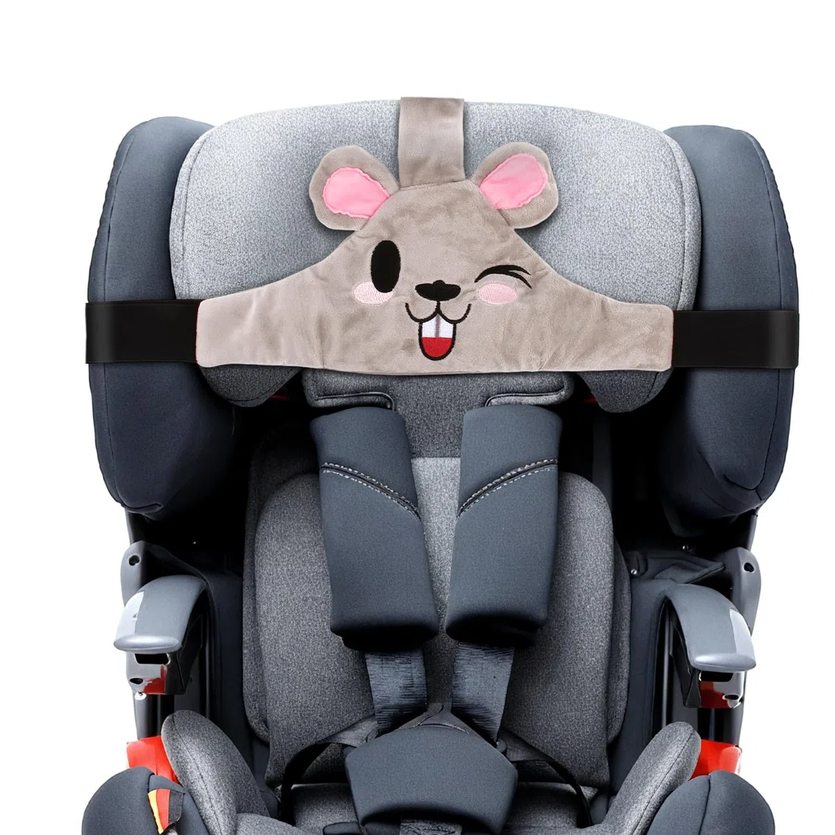 Soporte de cabeza de asiento de coche infantil de bebé, diadema de coche para niños, coche y posicionador de sueño cómodo, correa ajustable para seguridad y comodidad durante los viajes en coche