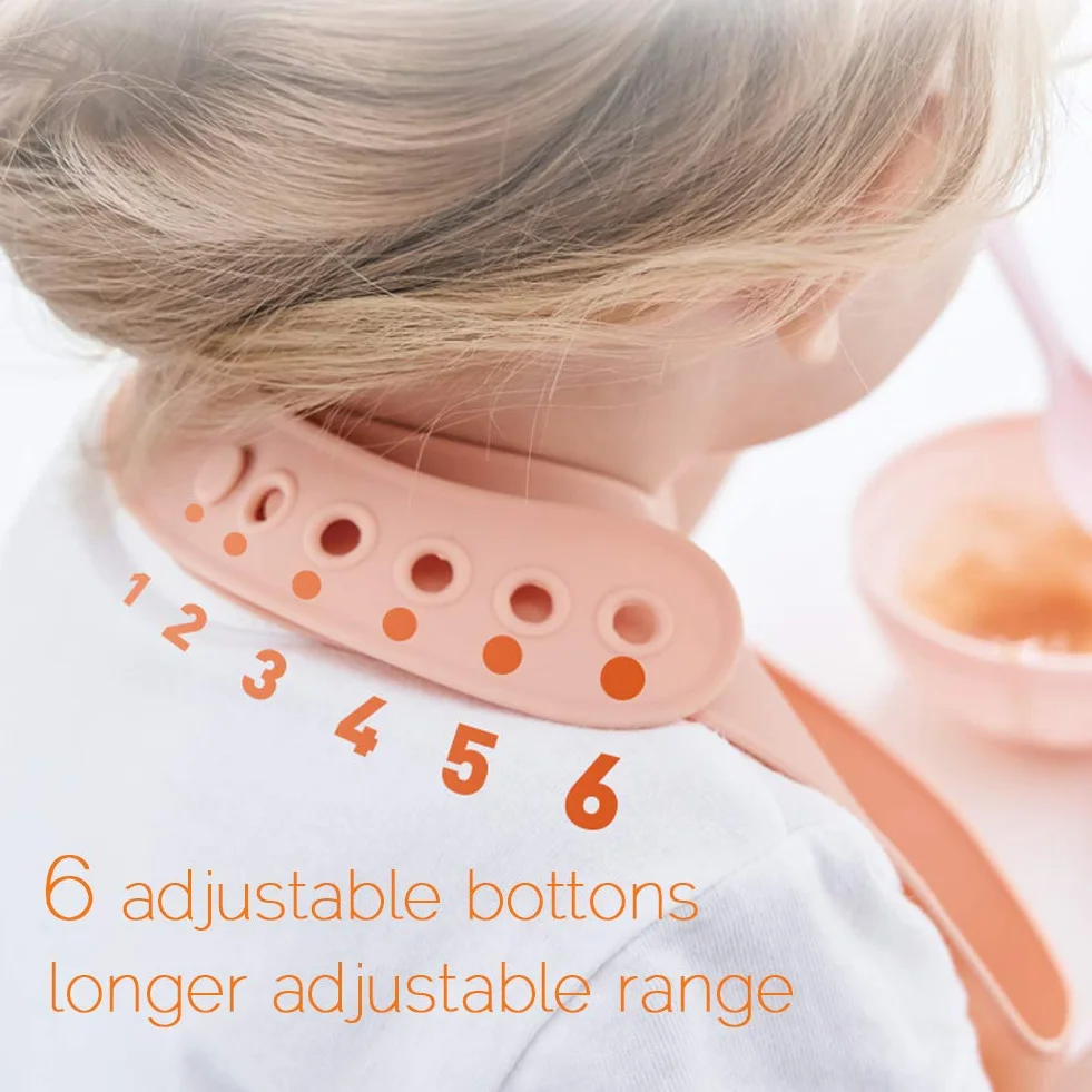 3 Pcs Bebé Baberos de Silicona Impermeable Baberos de Alimentación con Bolsillo Baberos Suave que se Limpia Fácilmente para Bebés o Niños Pequeños Comiendo