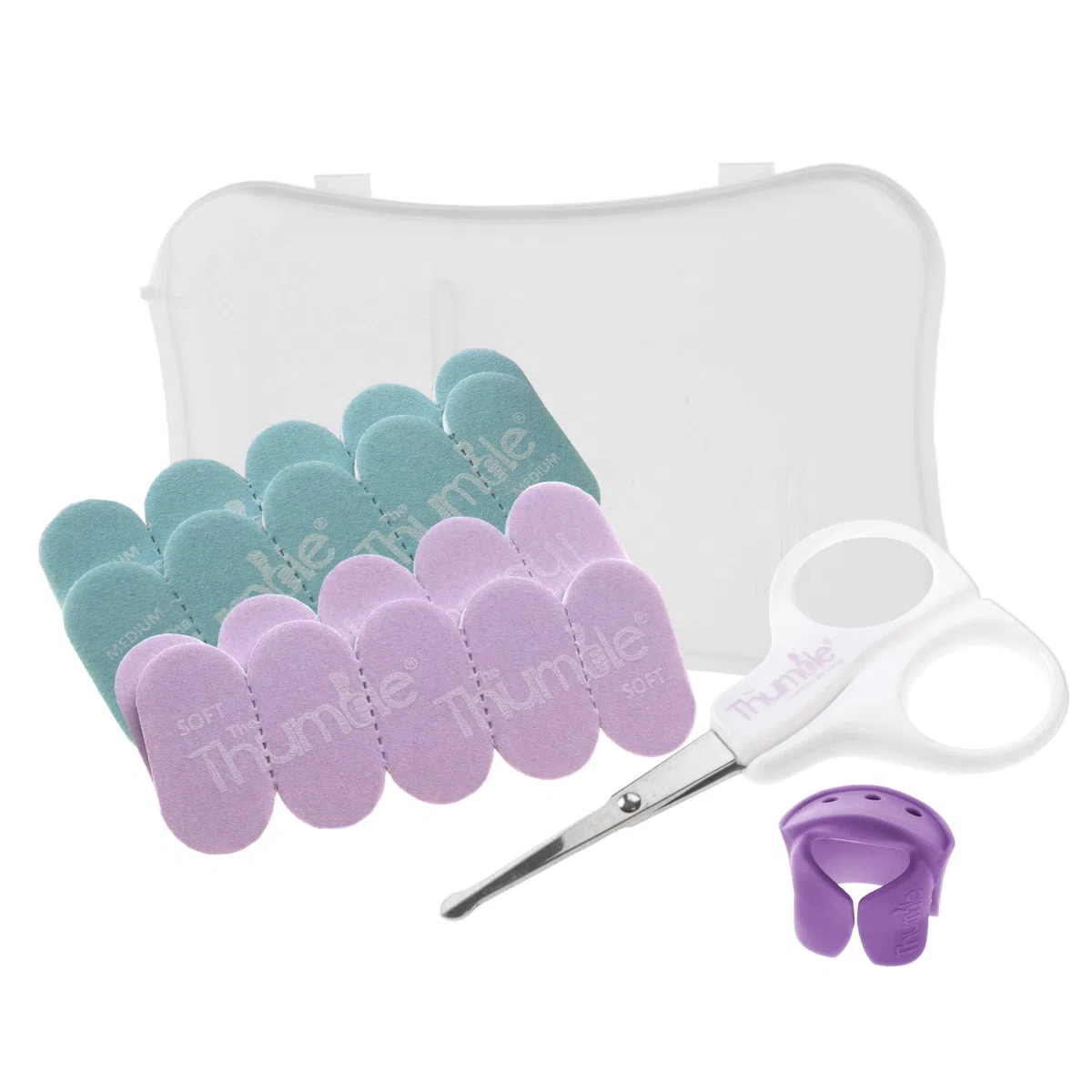 Baby Nails Set Limas De Uñas Mixto (20 Unid) + Tijeras 15 gr, rosa (BUMPER-PACK)