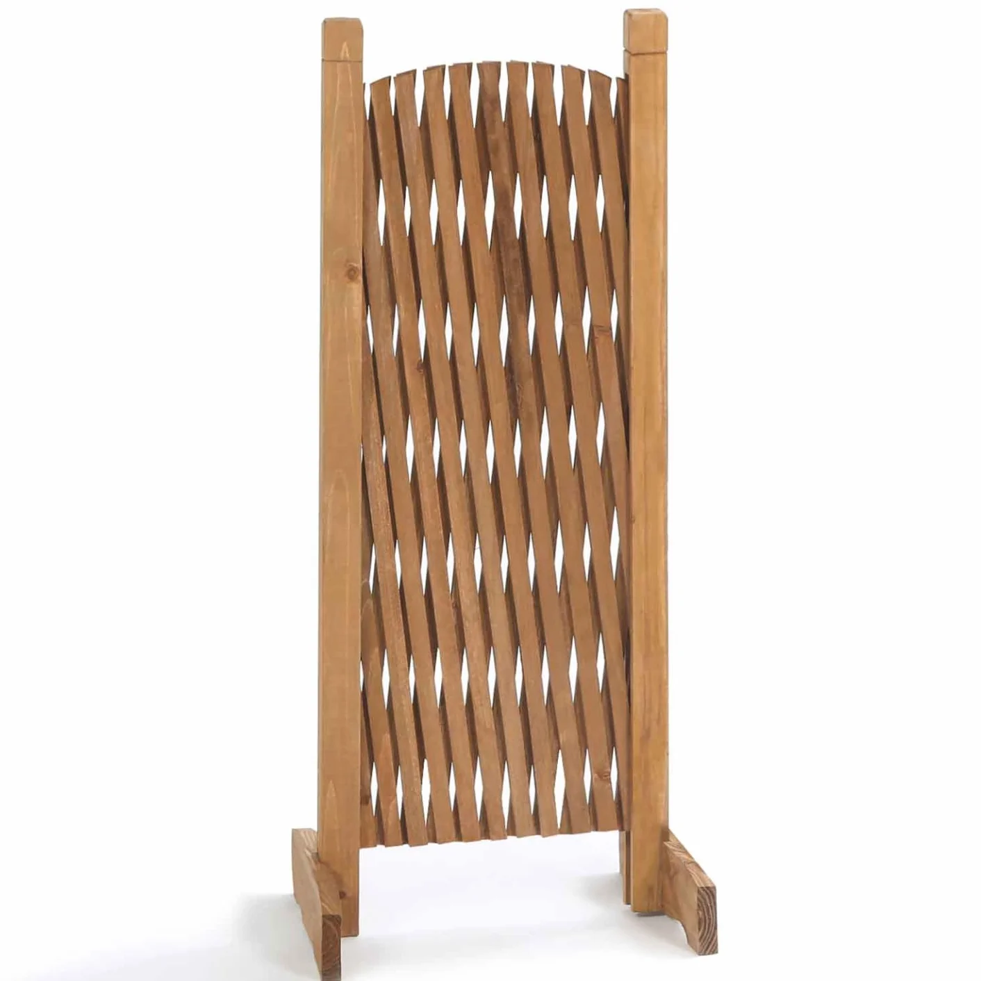 Probache - Barrera extensible de madera enrejada de 30 a 150 cm